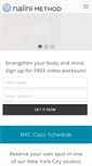 Mobile Screenshot of nalinimethod.com